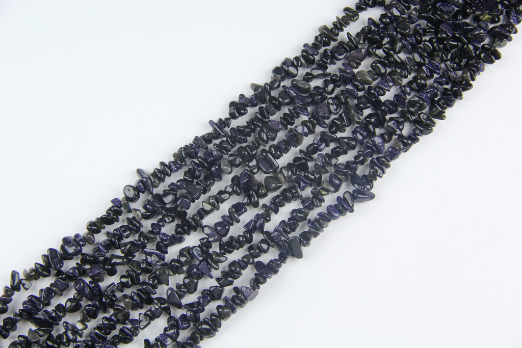 Irregular artificial blue sandstone long chain