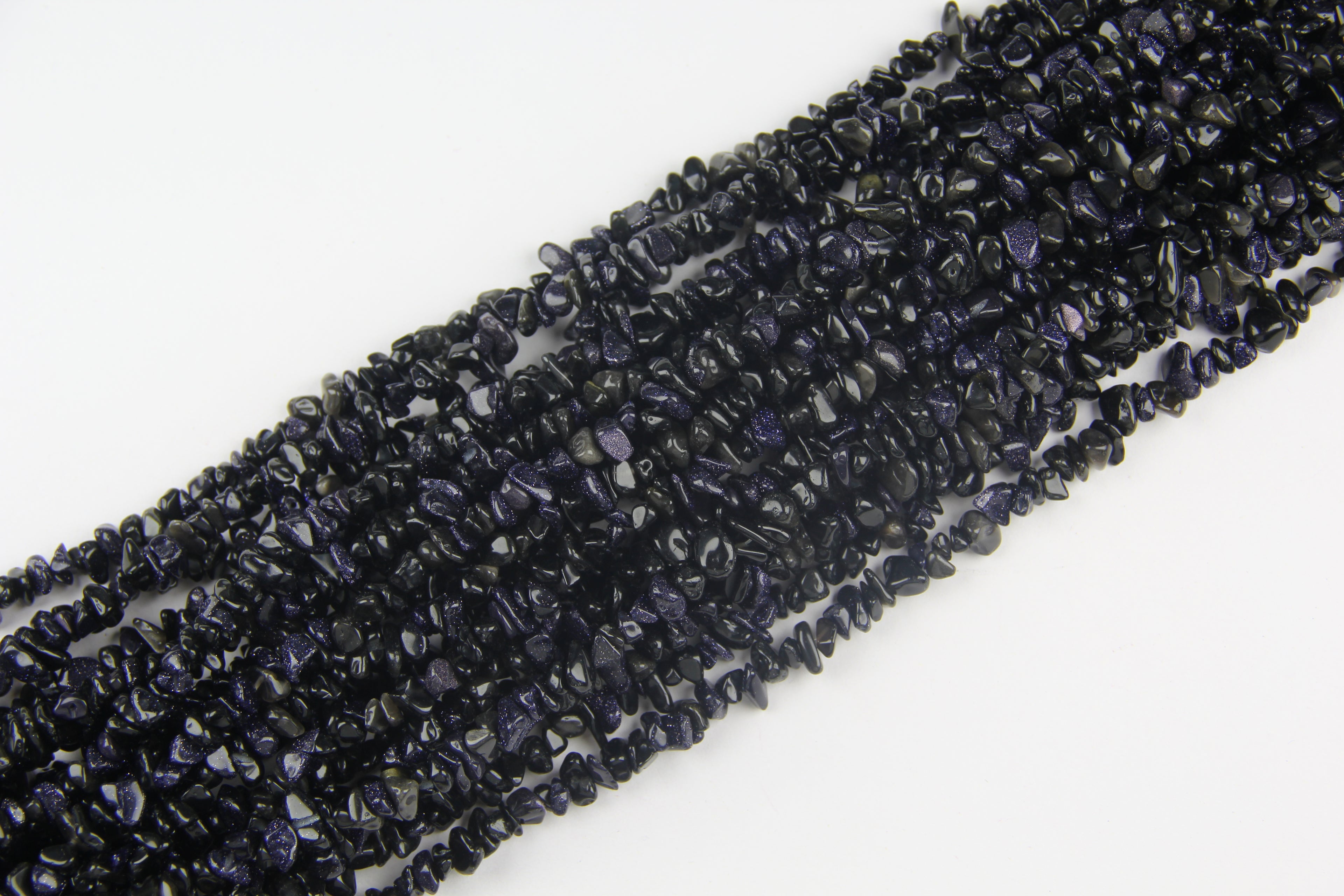 Irregular artificial blue sandstone long chain