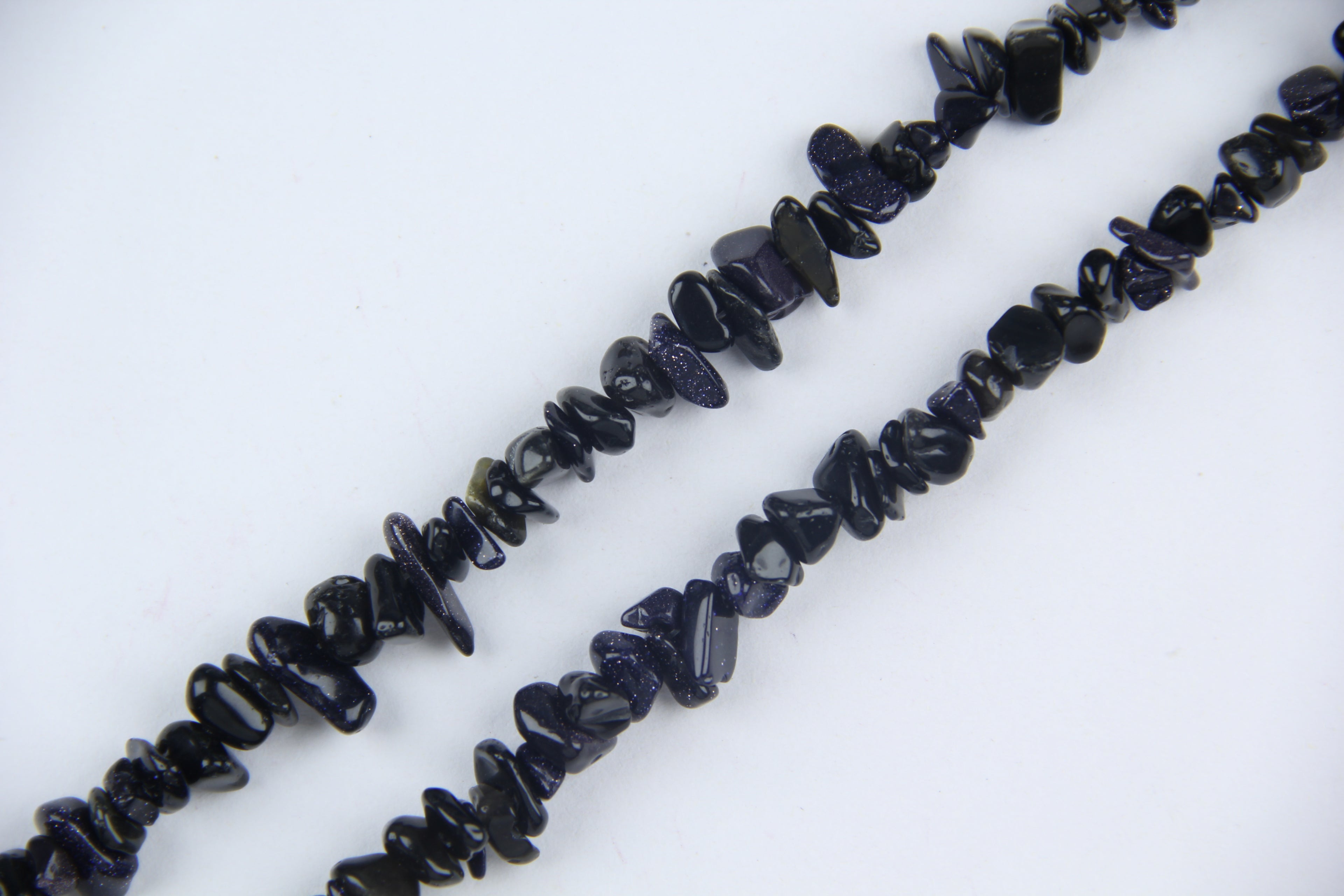 Irregular artificial blue sandstone long chain