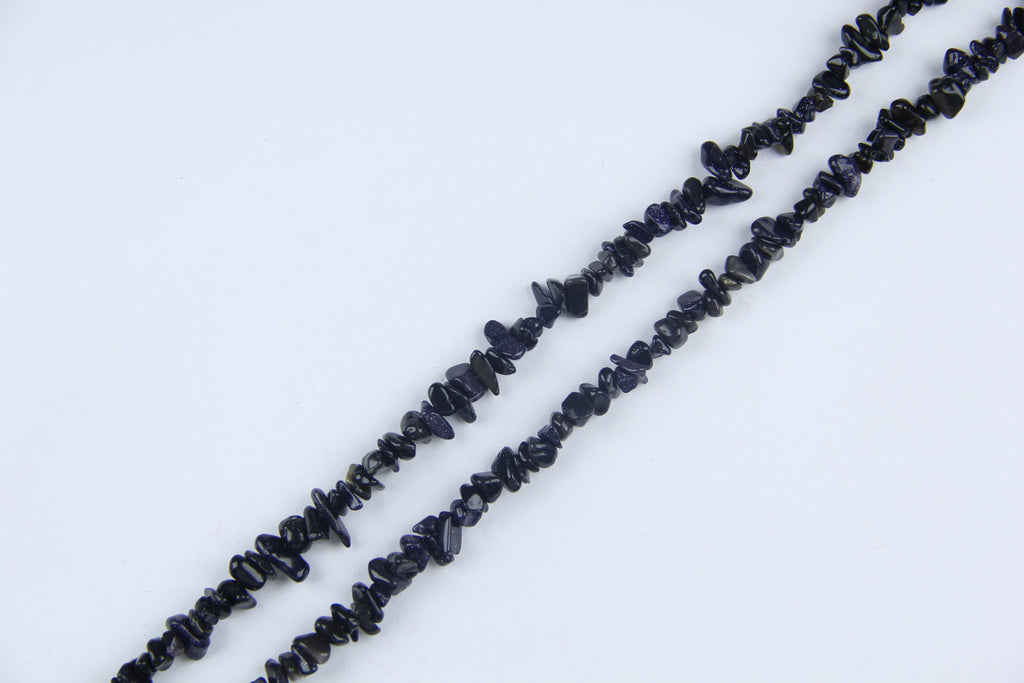 Irregular artificial blue sandstone long chain