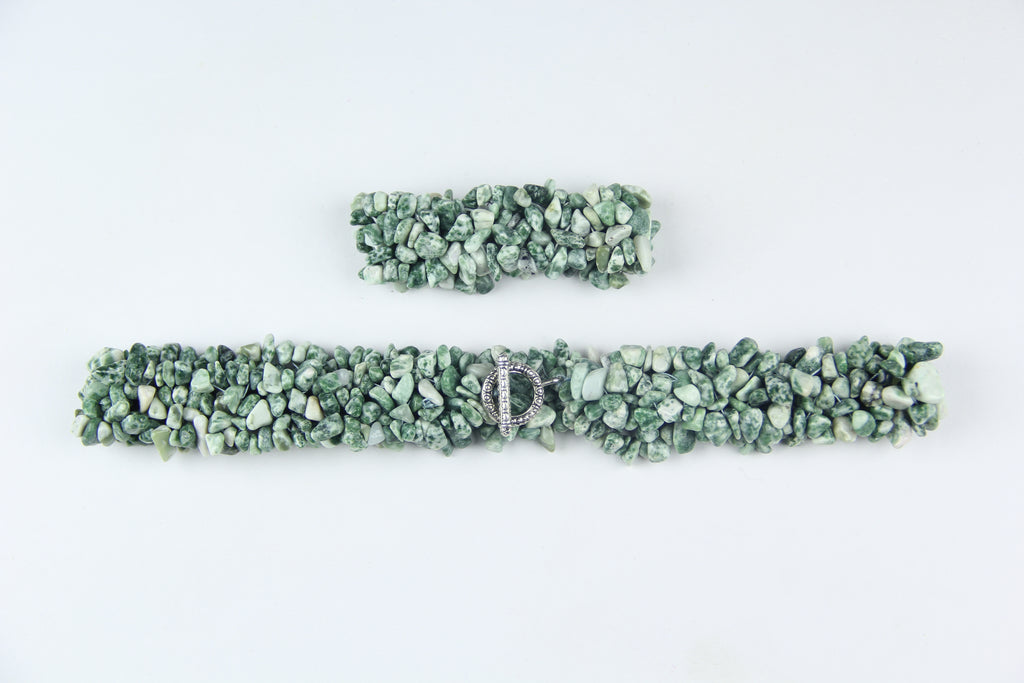 Tree patterned agate set