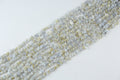 Blue chalcedony irregular long chain
