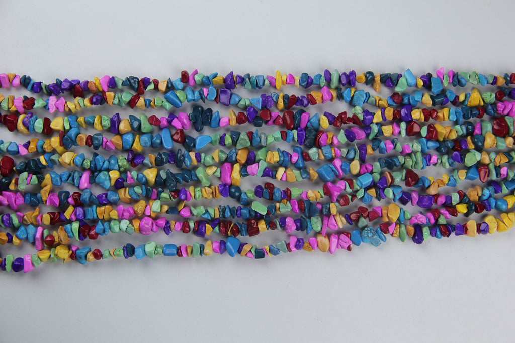 Irregular rainbow turquoise