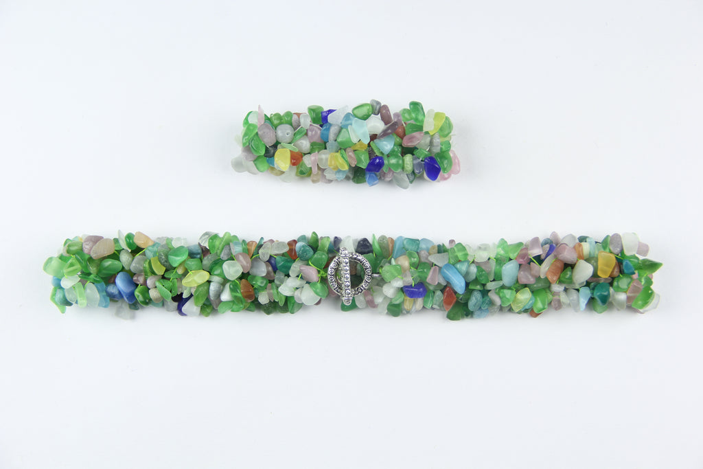 Rainbow Cat Eye Glass Set