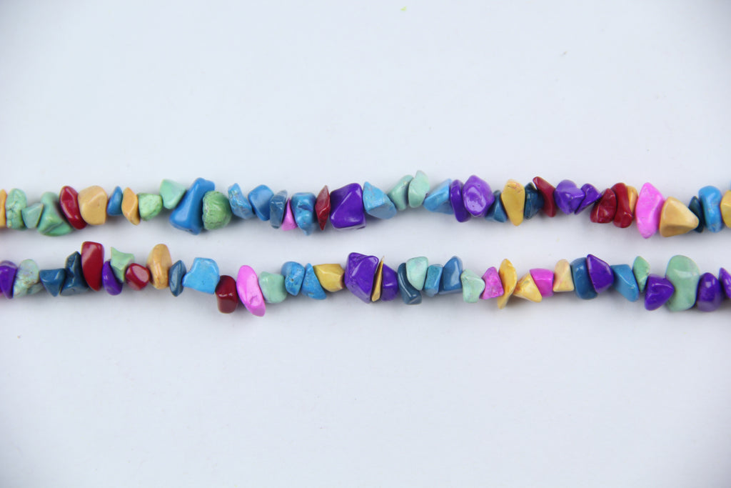 Irregular rainbow turquoise