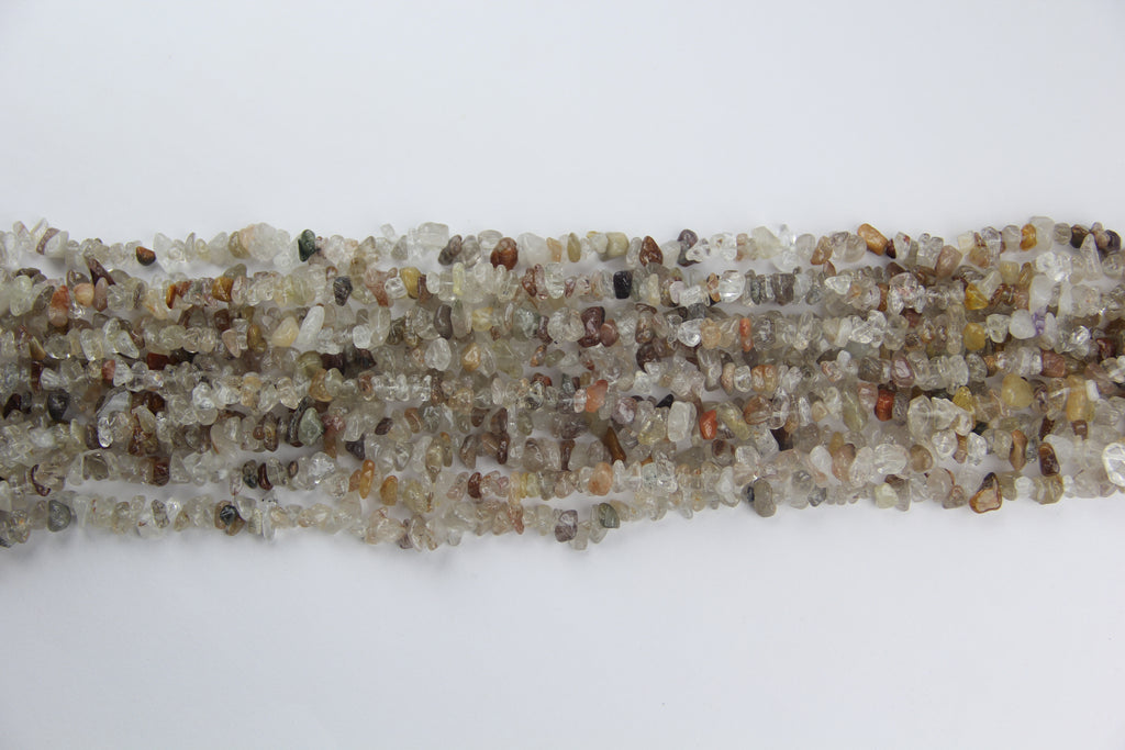 Copper Hair Crystal irregular long chain