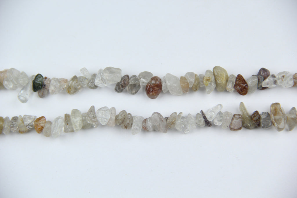 Copper Hair Crystal irregular long chain