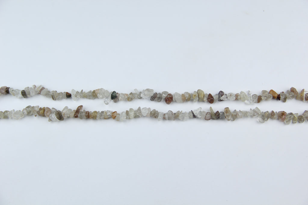 Copper Hair Crystal irregular long chain