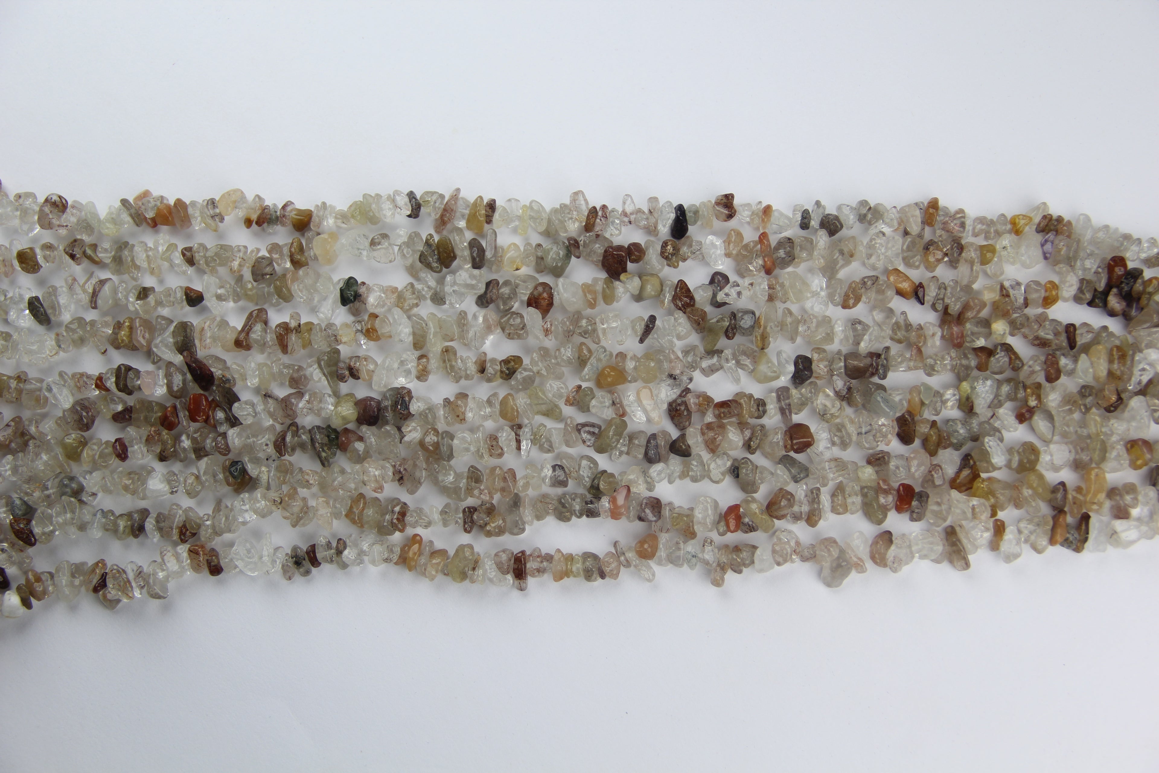 Copper Hair Crystal irregular long chain