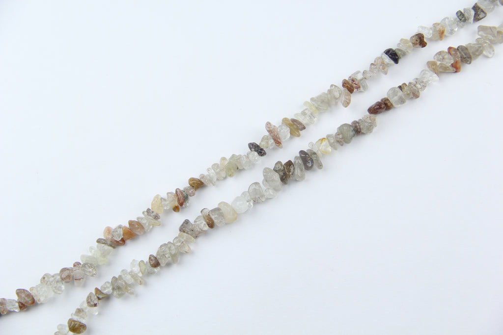 Copper Hair Crystal irregular long chain