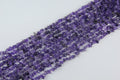 Dark purple crystal irregular long chain