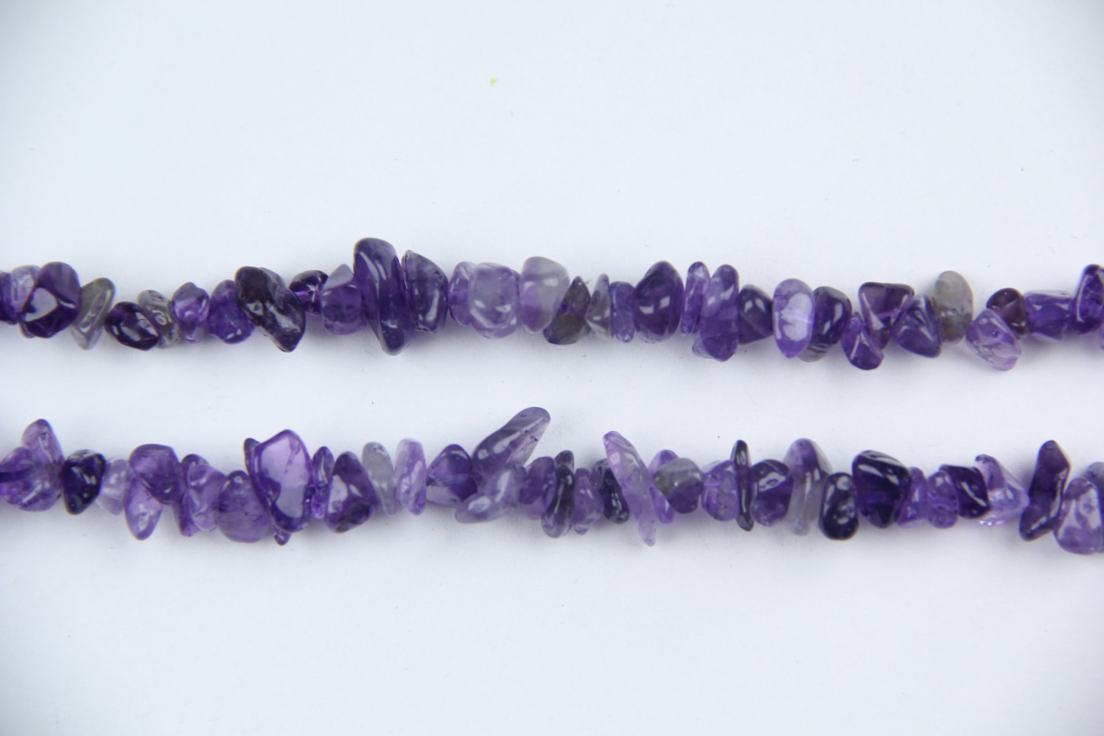 Dark purple crystal irregular long chain
