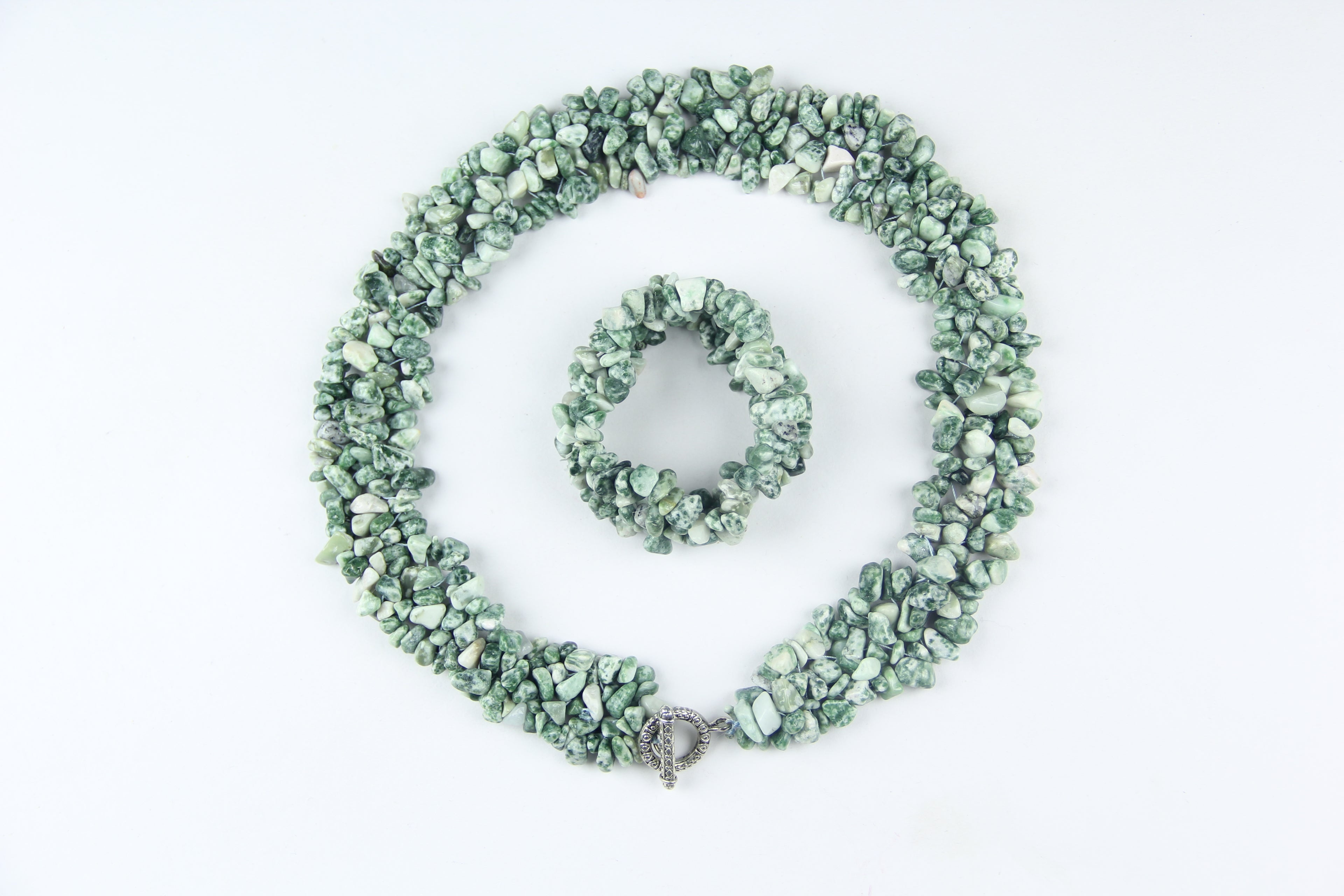 Tree patterned agate set