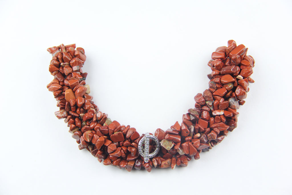 Red jasper necklace