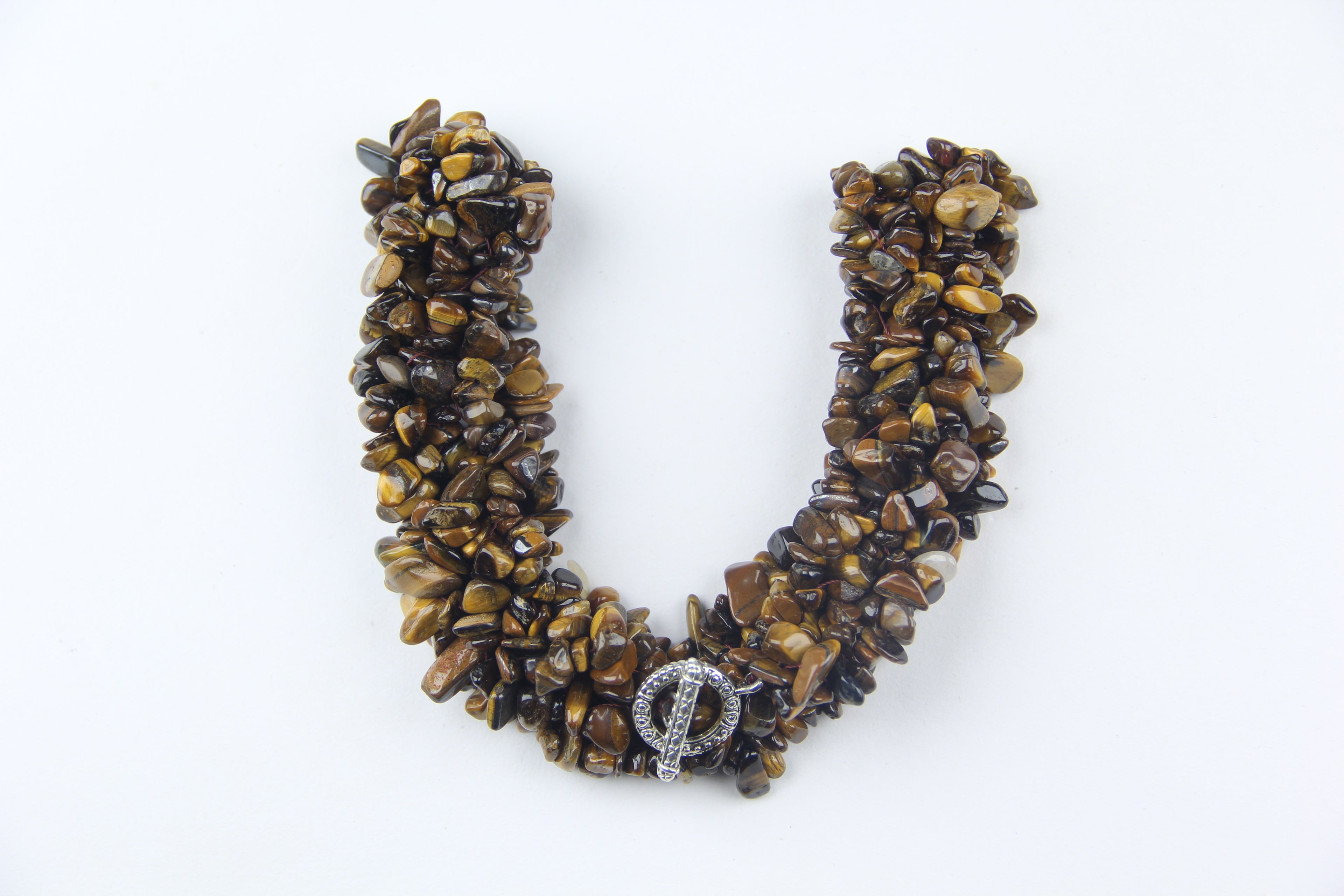 Tiger's eye stone necklace