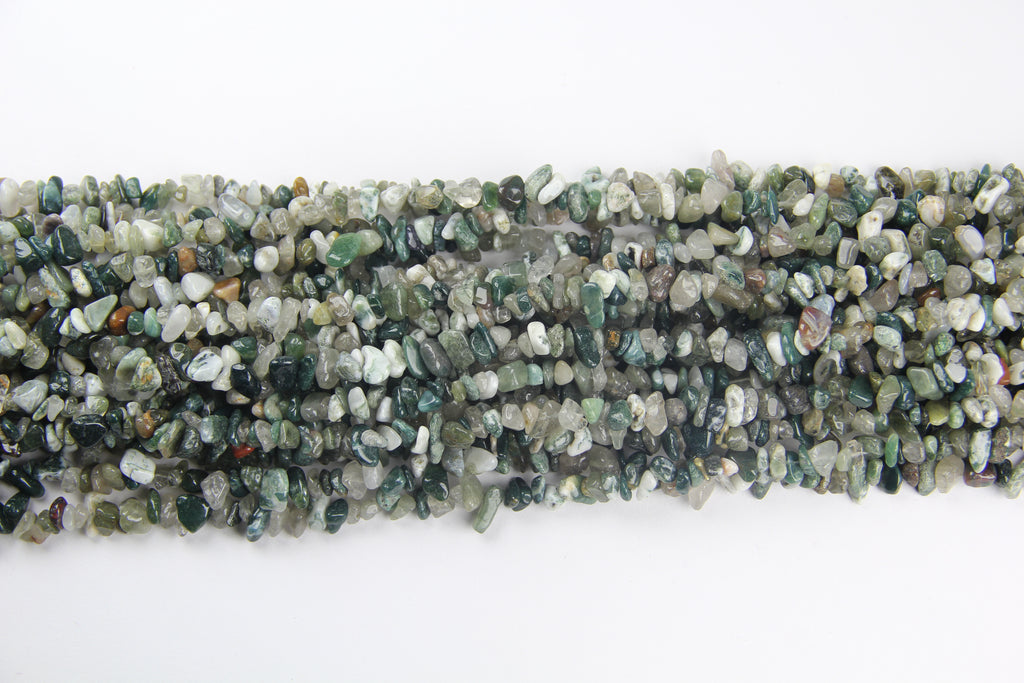 Ágata india de cadena larga irregular