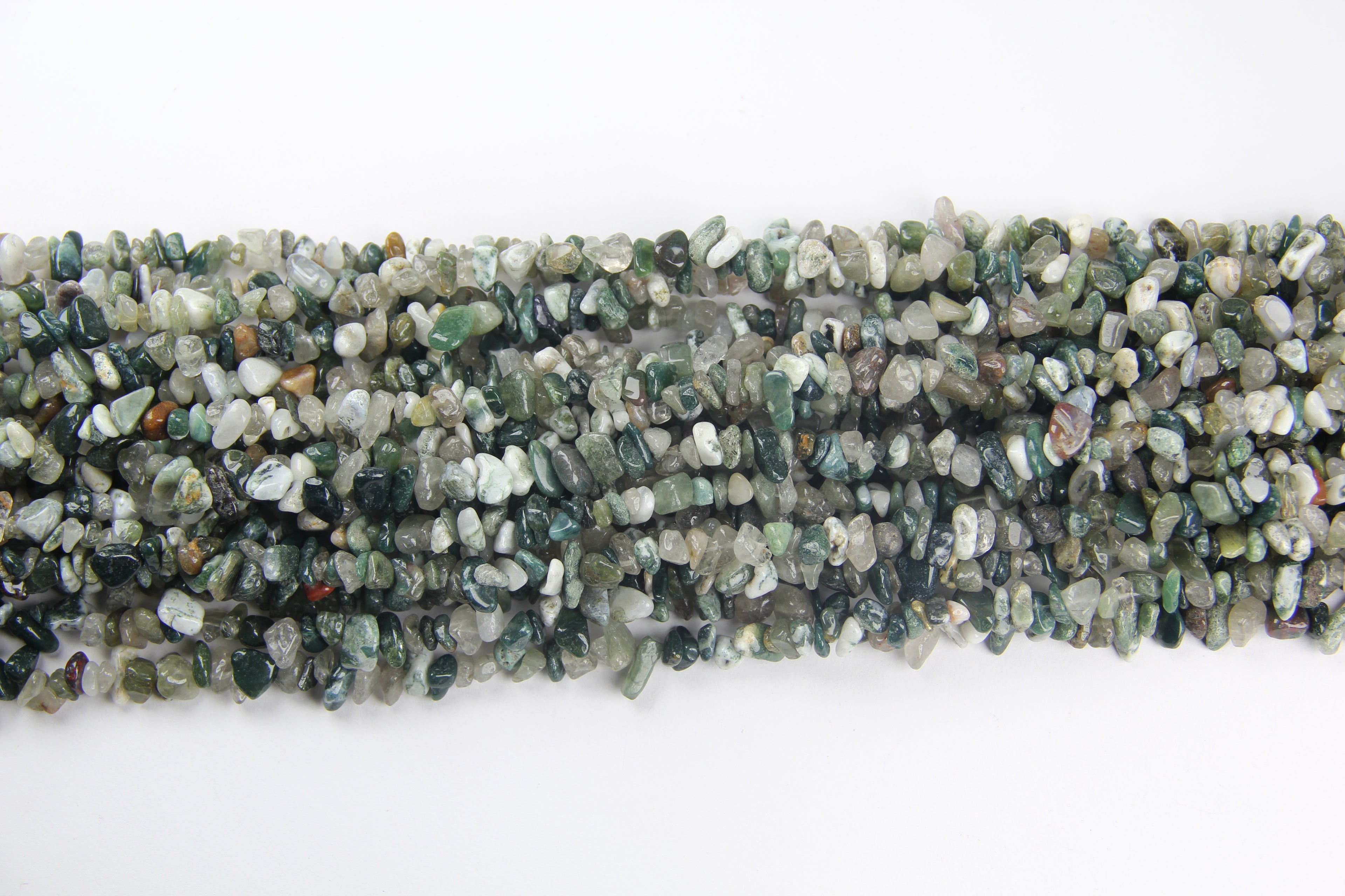 Indian agate irregular long chain