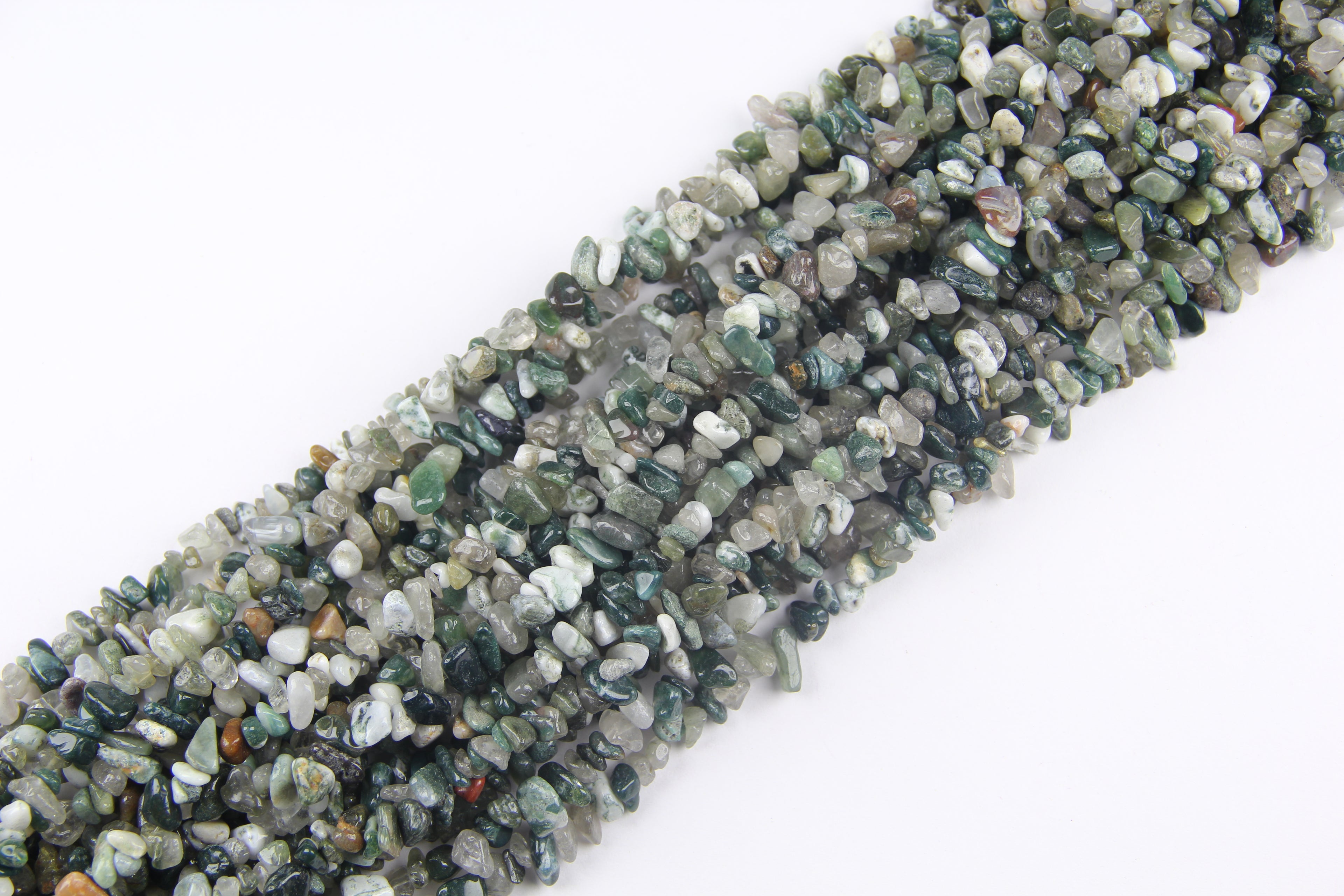 Indian agate irregular long chain