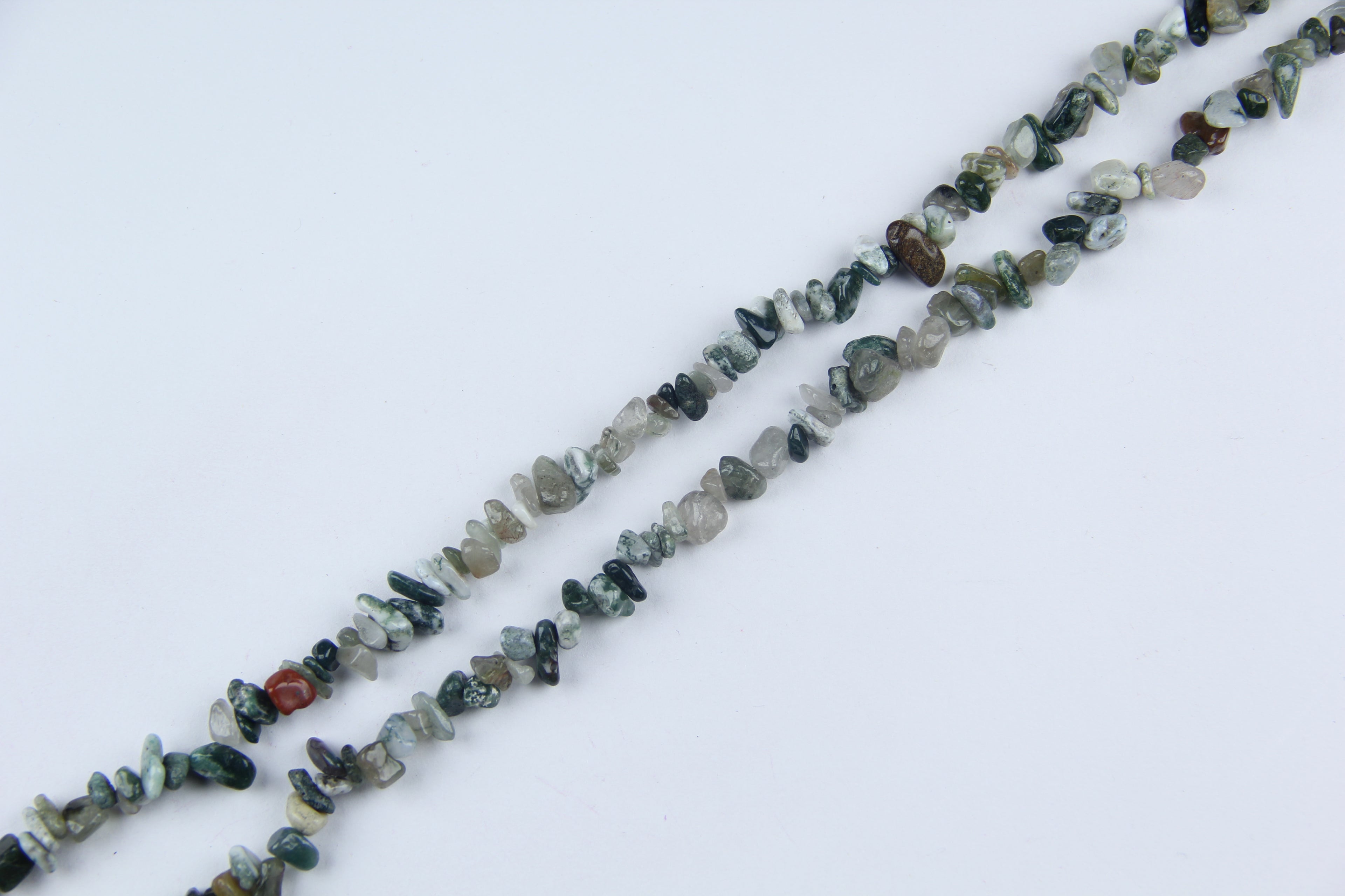 Indian agate irregular long chain