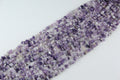 Irregular lilac crystal long chain