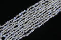 Artificial white blue protein broken stone long chain