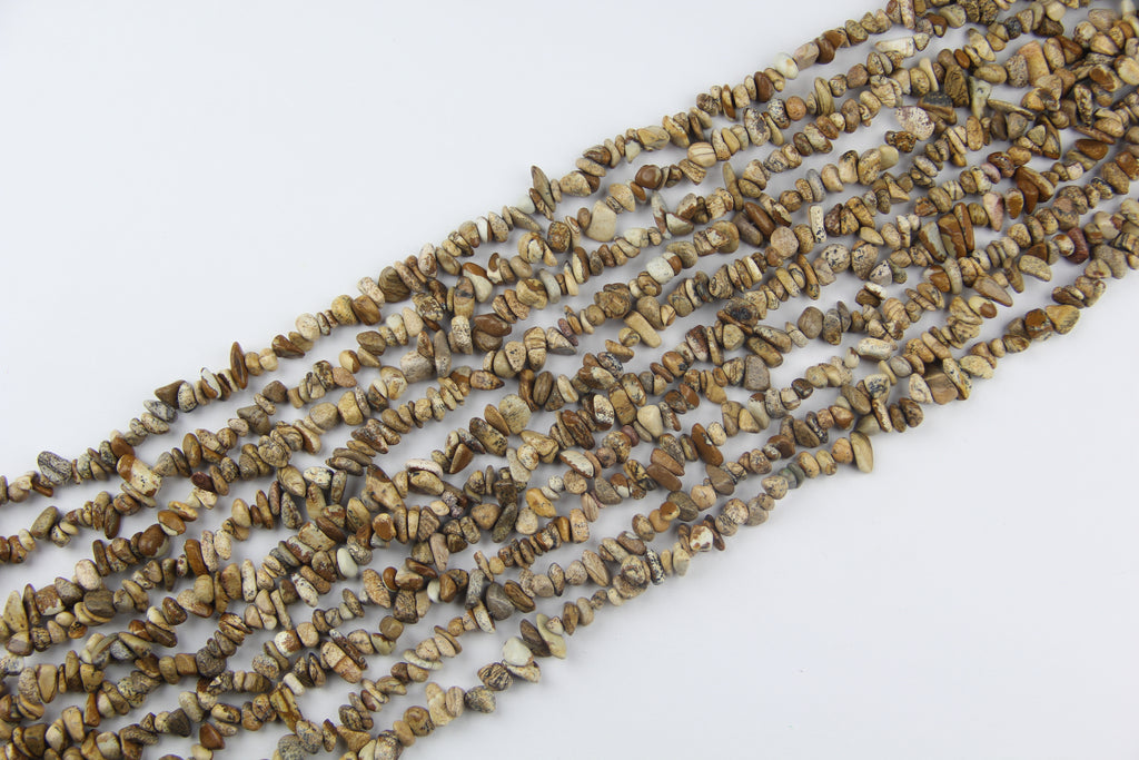 Irregular natural picture gravel long chain