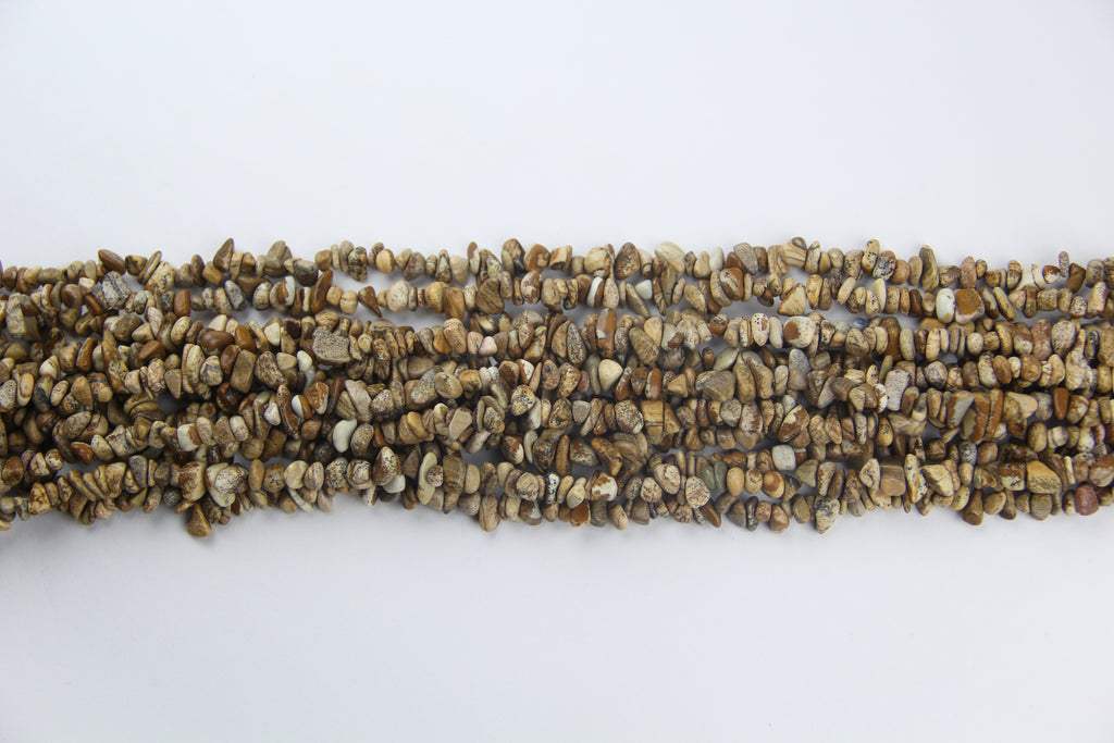 Irregular natural picture gravel long chain