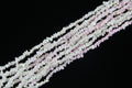 Pink and white turquoise long chain
