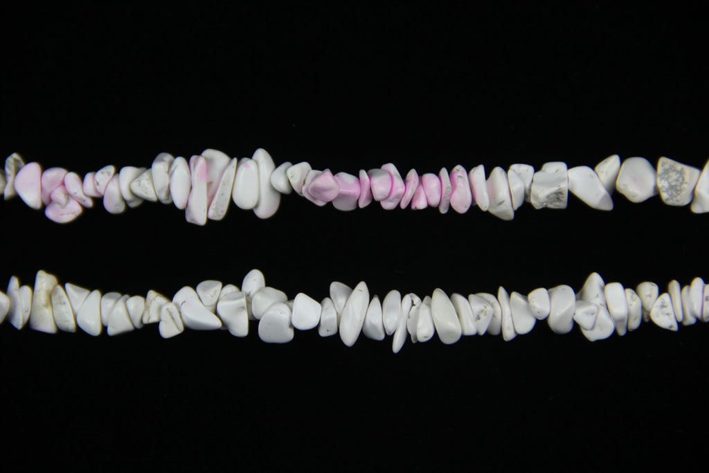 Pink and white turquoise long chain