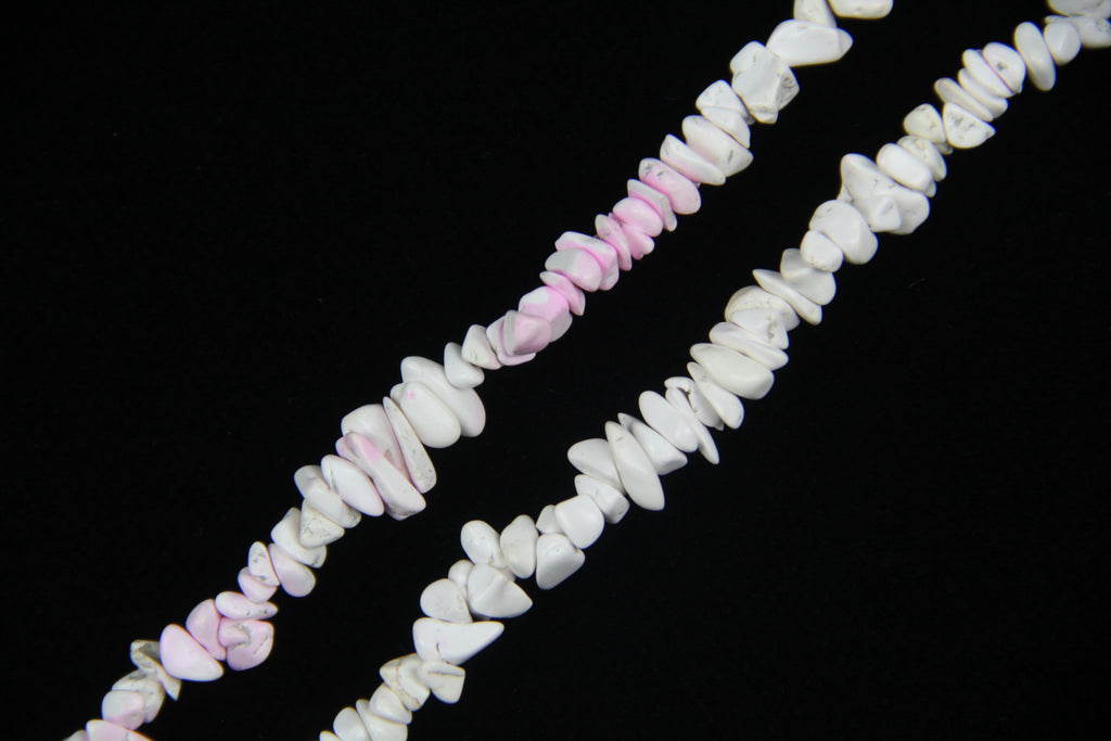 Pink and white turquoise long chain