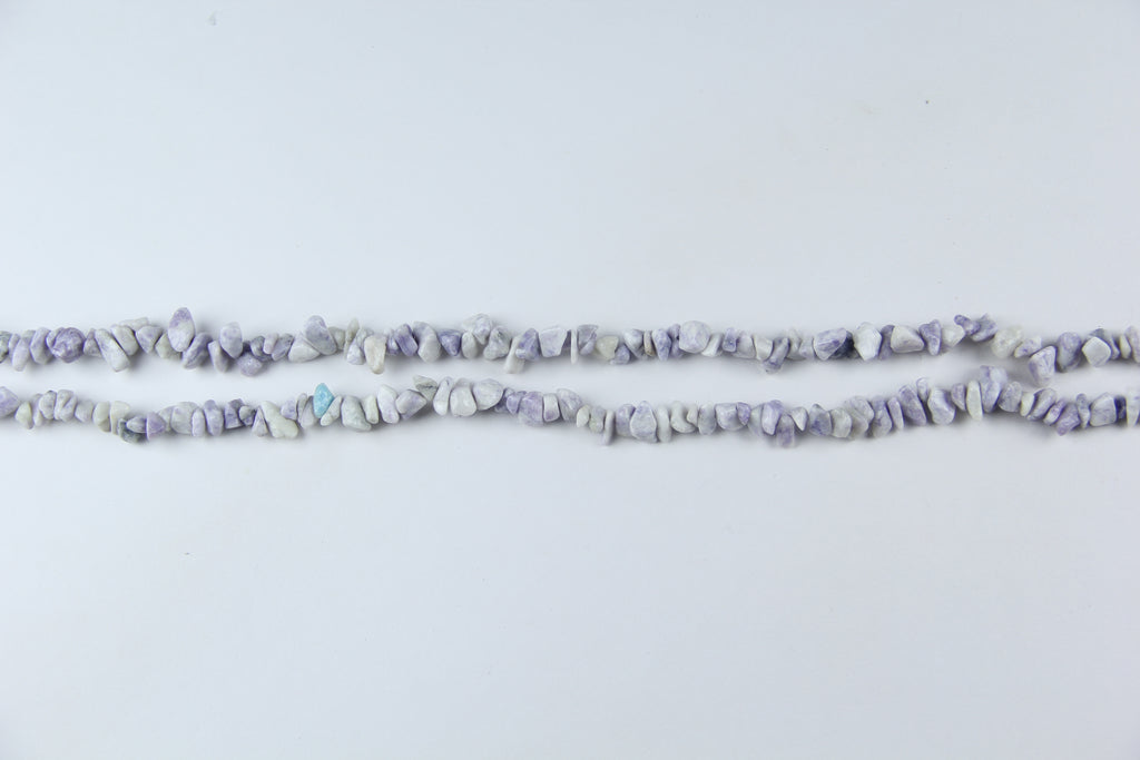 Irregular Purple Dragon Pine Jade Long Chain