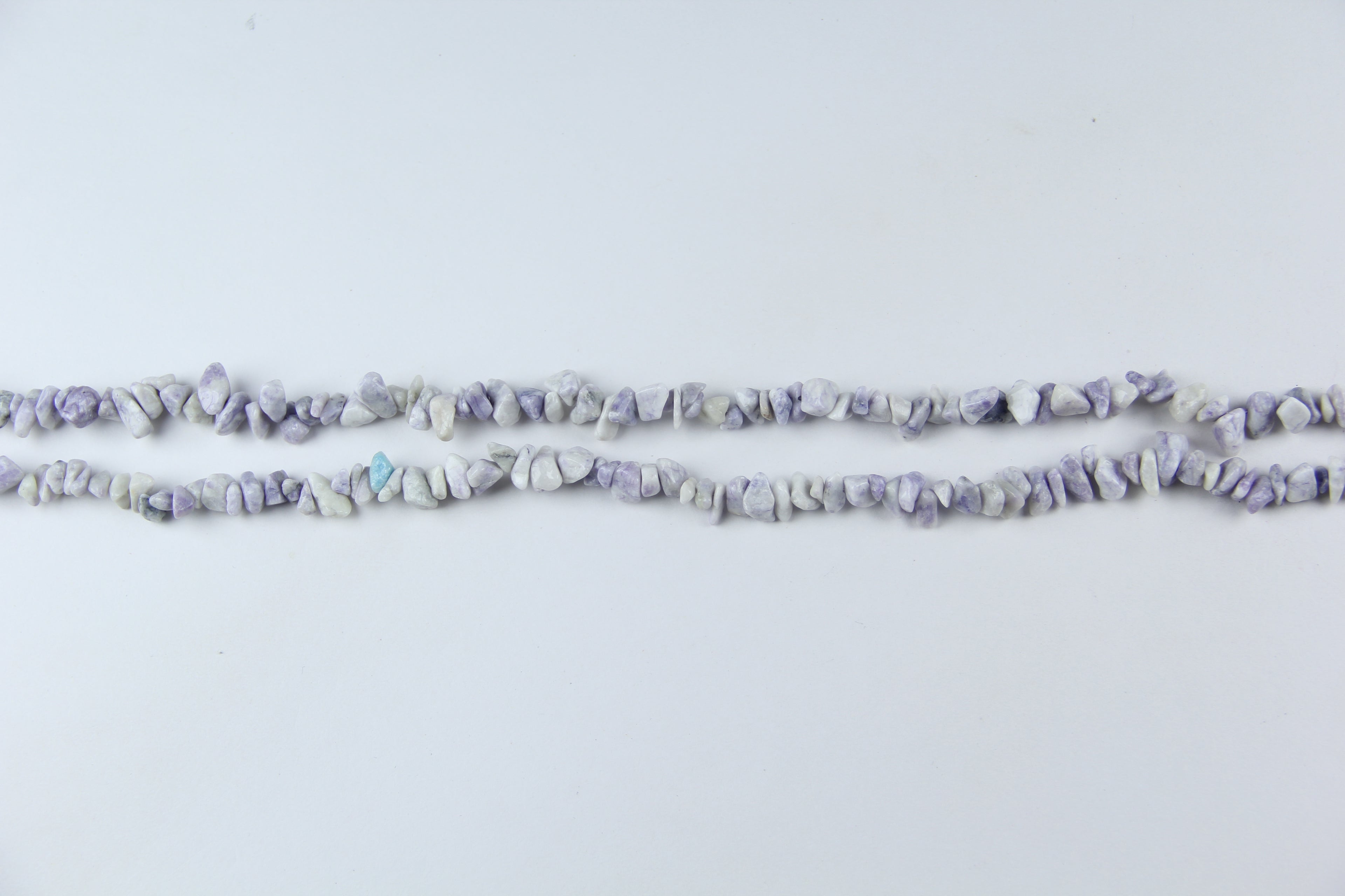 Irregular Purple Dragon Pine Jade Long Chain