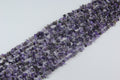 Purple crystal irregular long chain