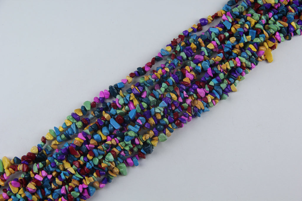 Irregular rainbow turquoise