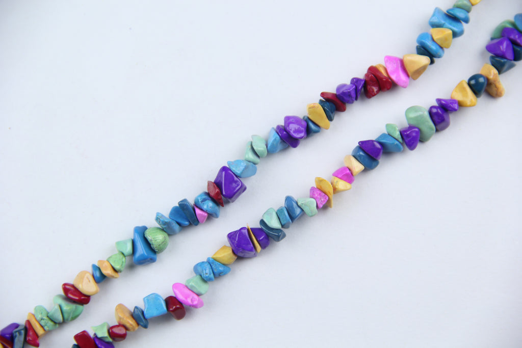 Irregular rainbow turquoise