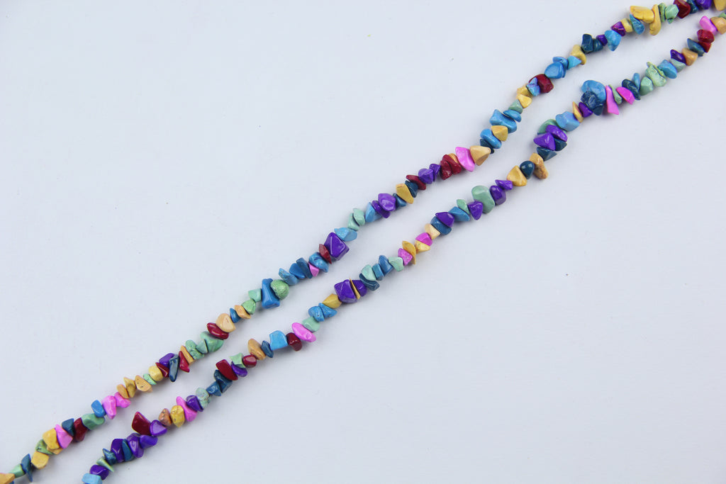Irregular rainbow turquoise