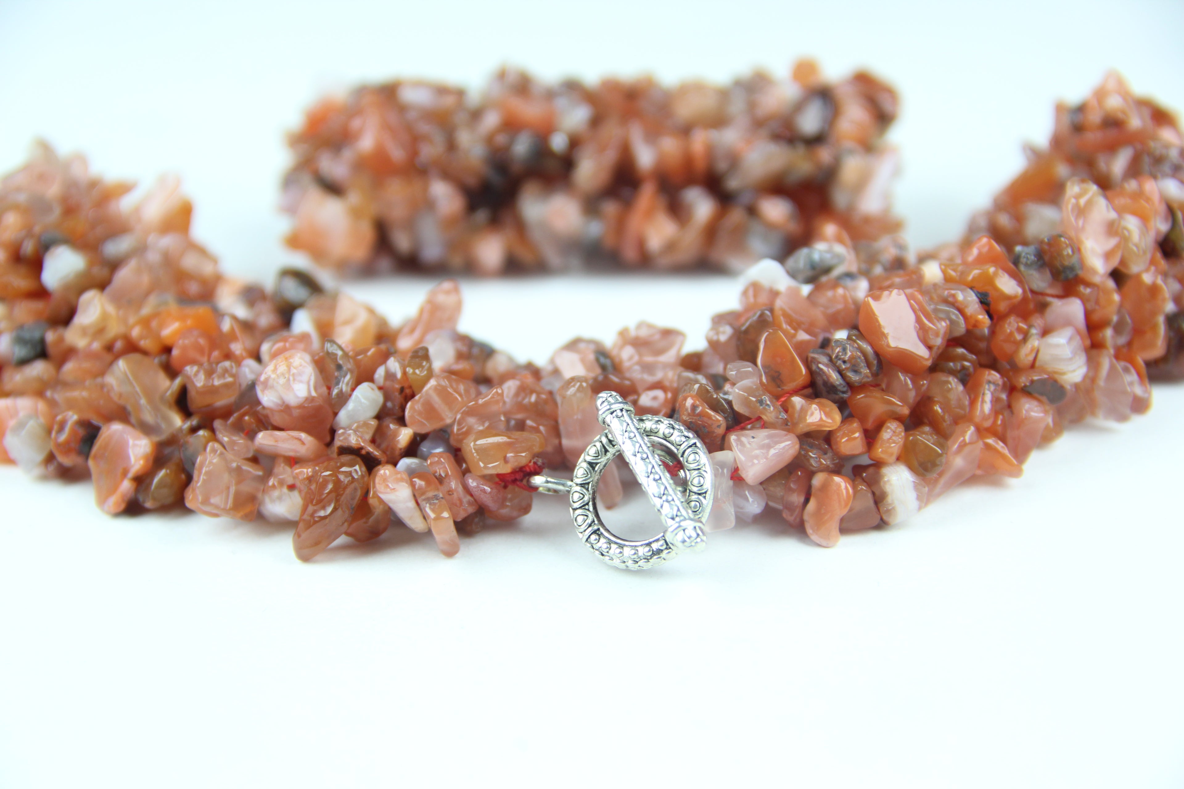 Red agate set