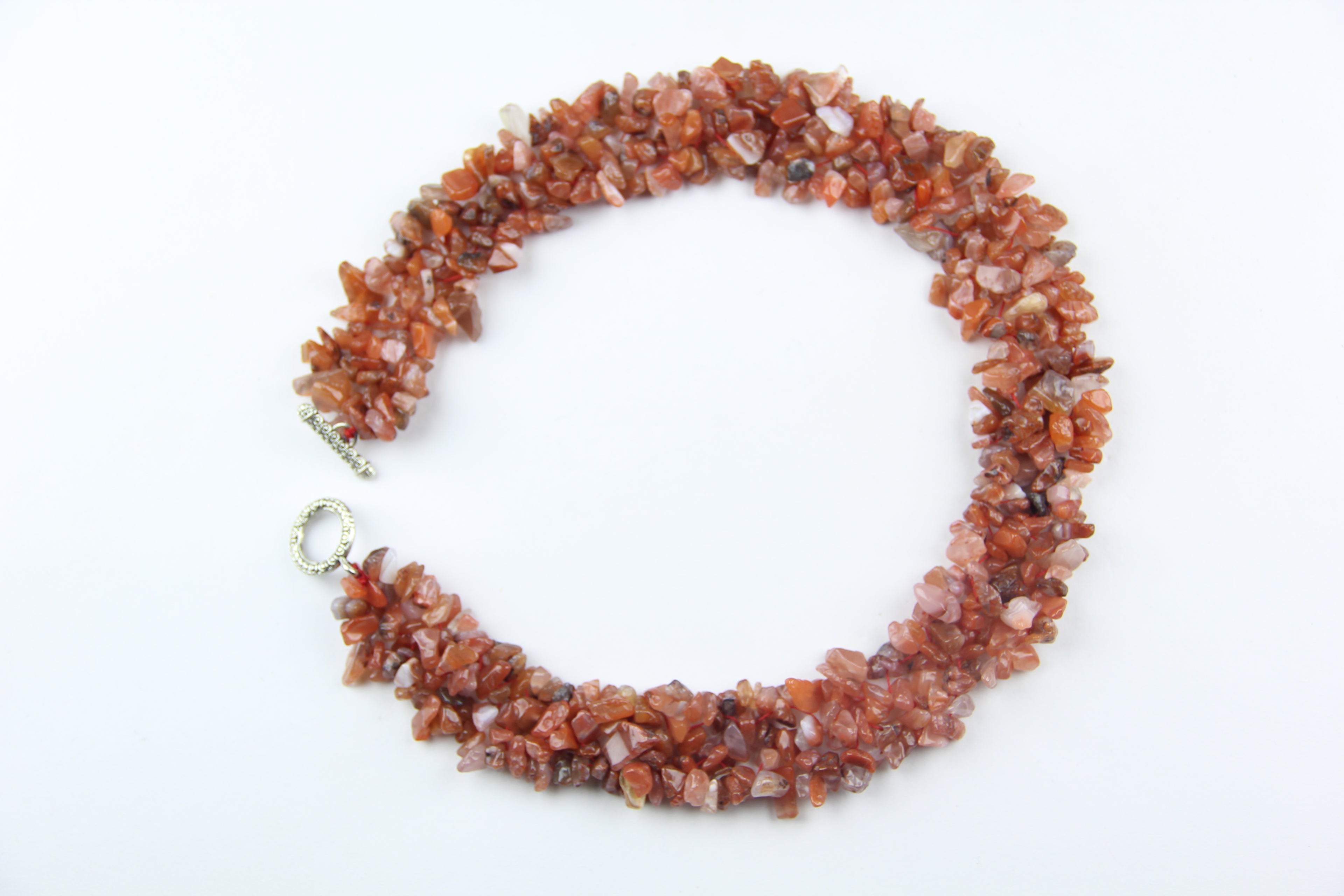Red agate necklace
