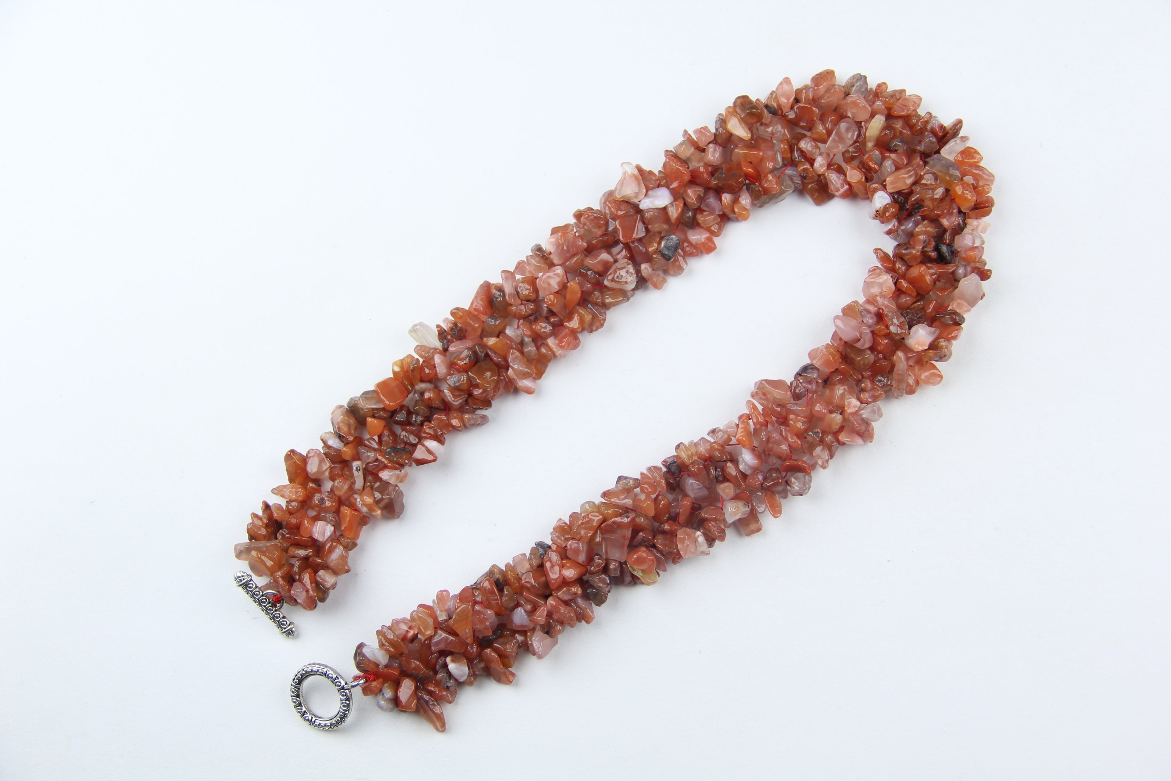 Red agate necklace
