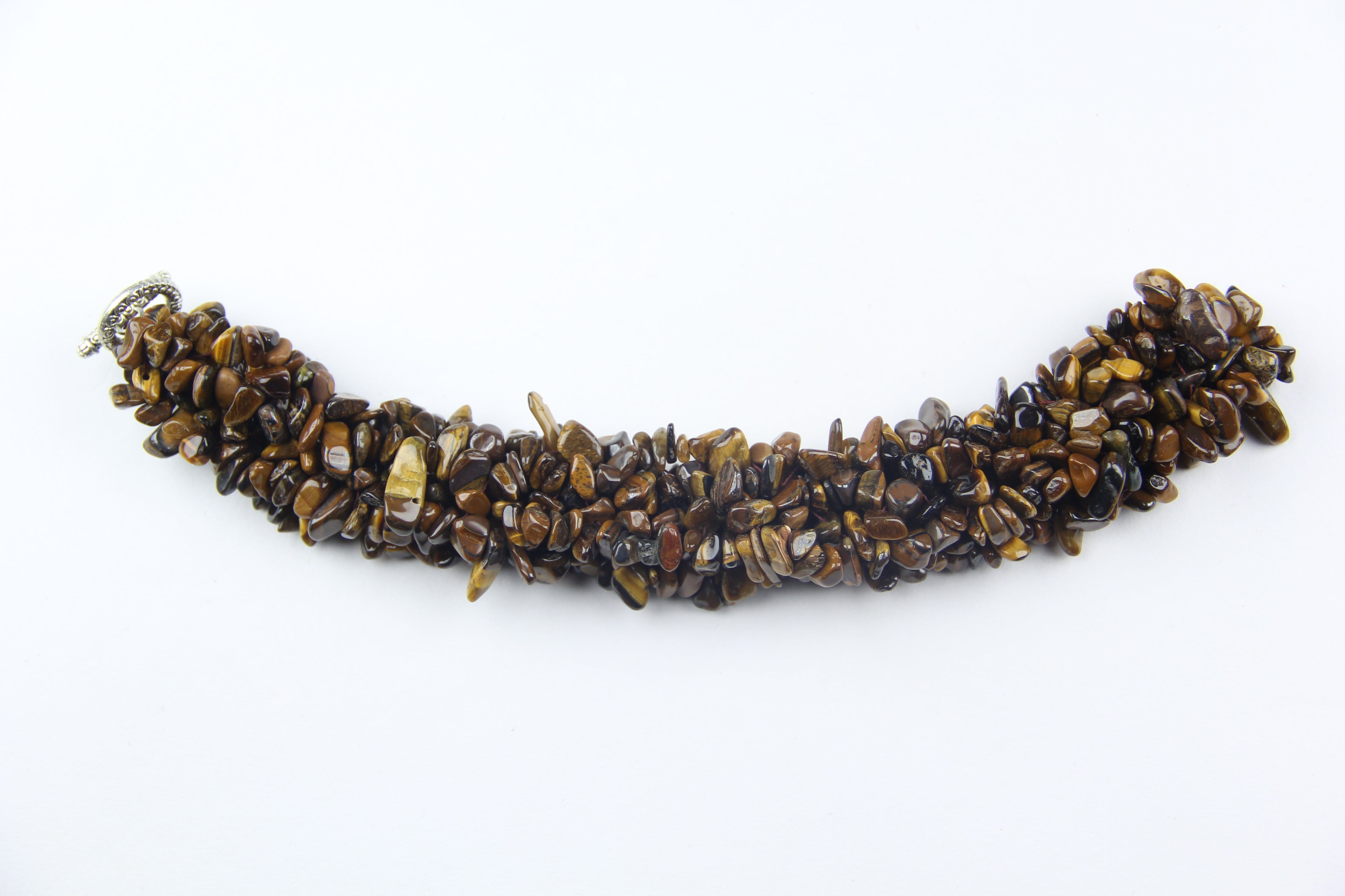 Tiger's eye stone necklace