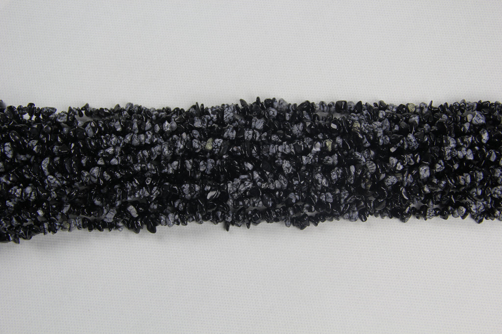 Irregular Snowflake Stone Long Chain