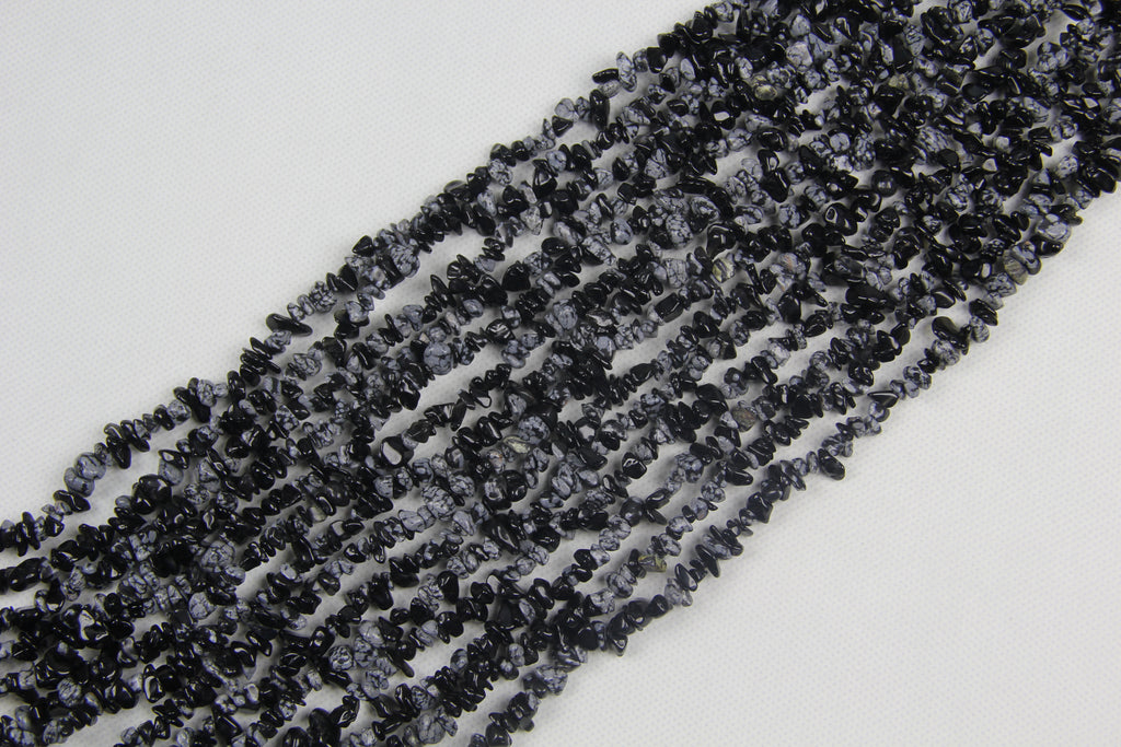 Irregular Snowflake Stone Long Chain