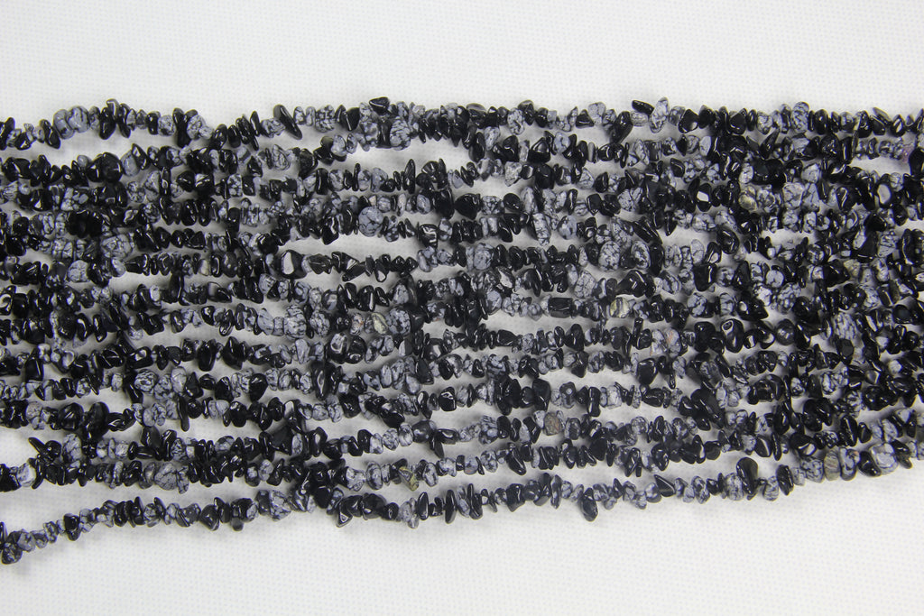 Irregular Snowflake Stone Long Chain