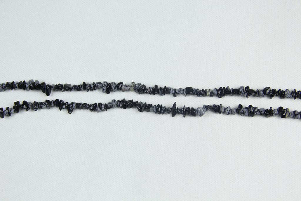Irregular Snowflake Stone Long Chain