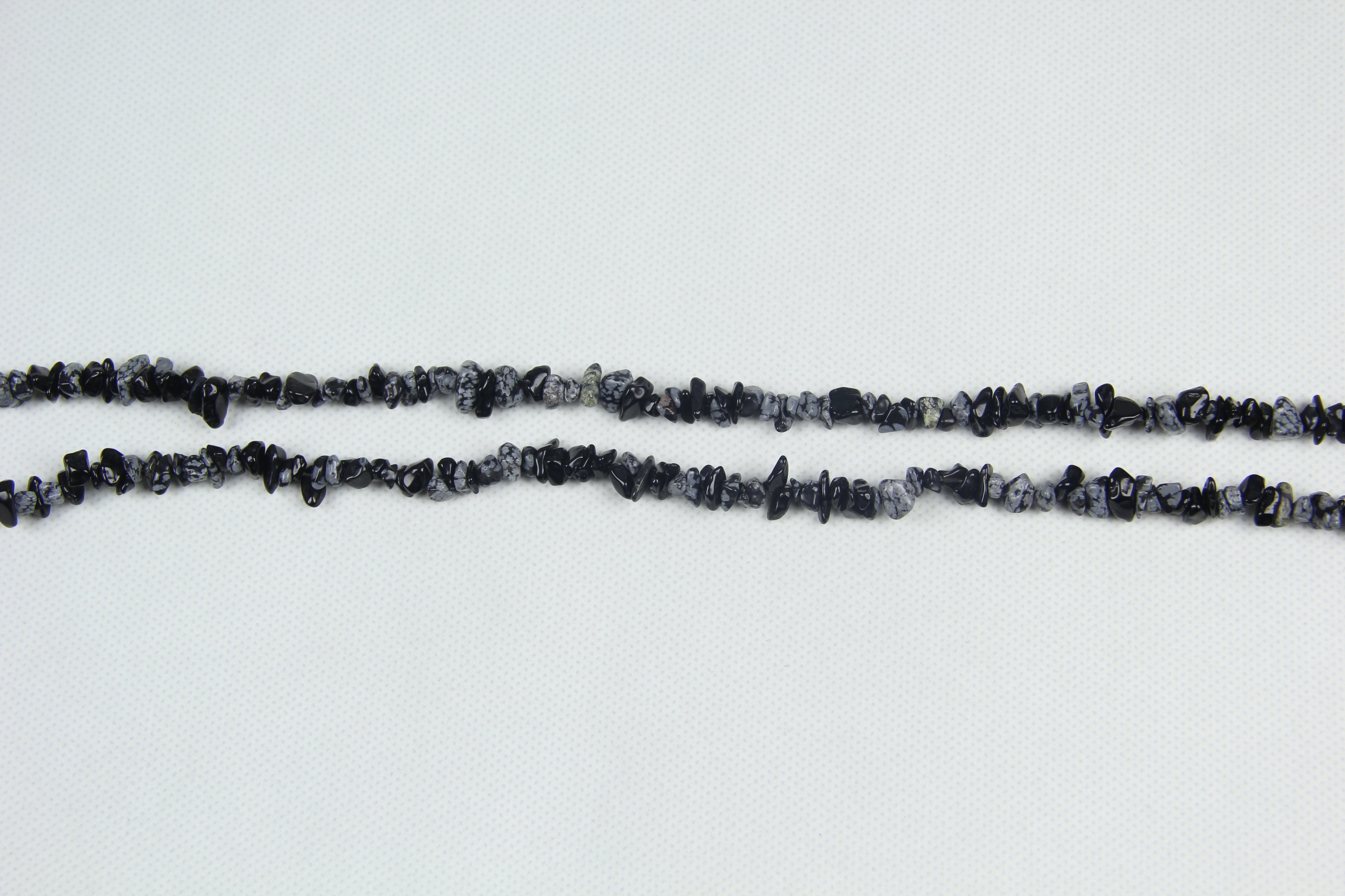 Irregular Snowflake Stone Long Chain