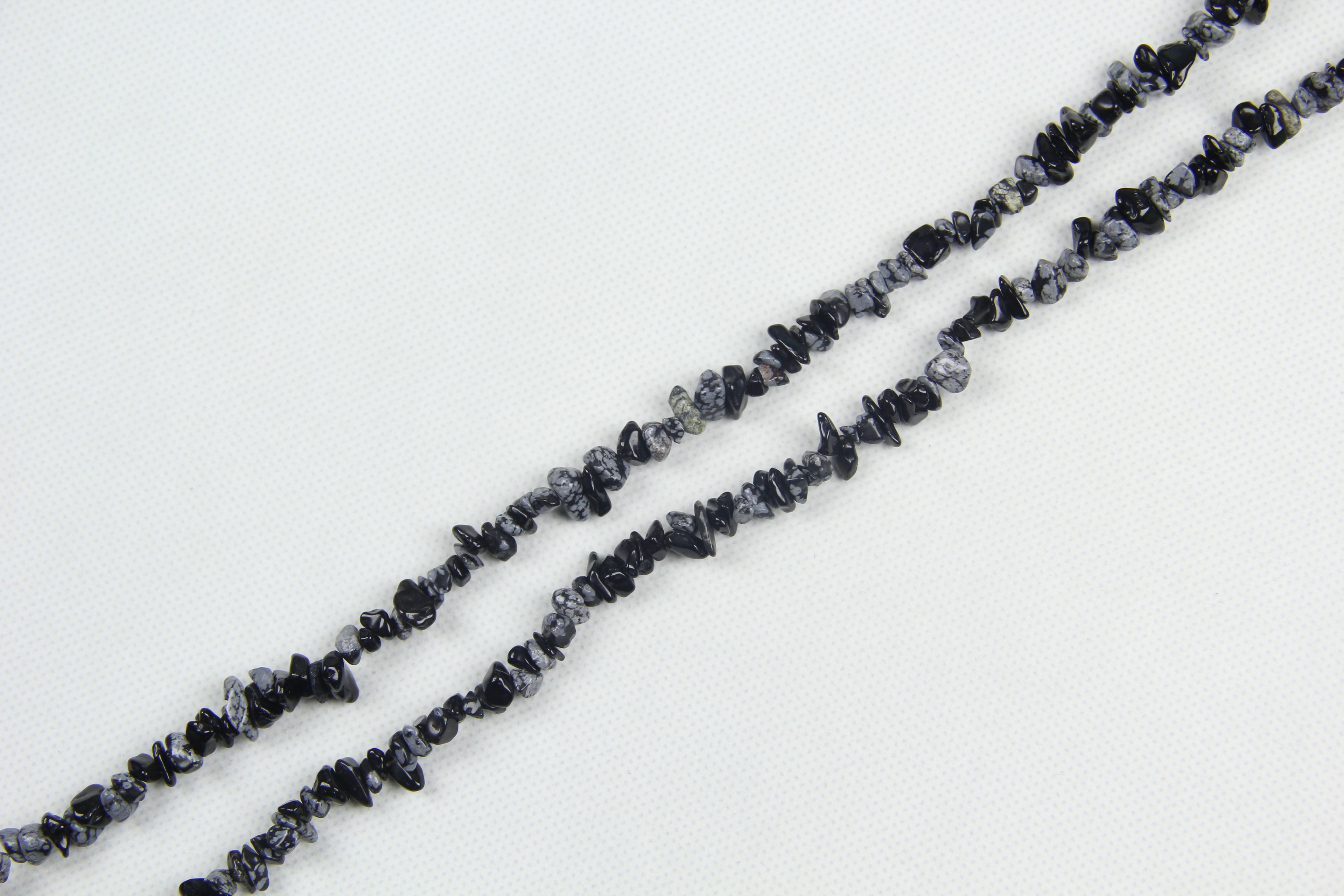 Irregular Snowflake Stone Long Chain