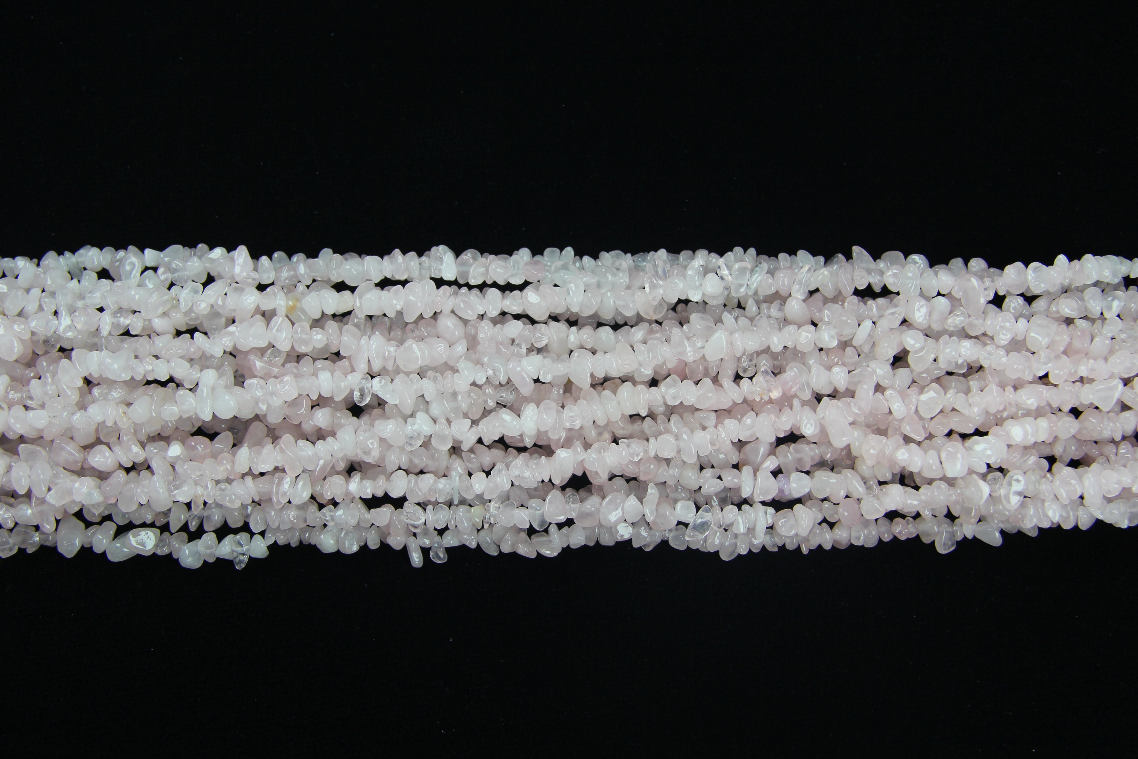 Irregular Starlight Moissan Pink Crystal Long Chain