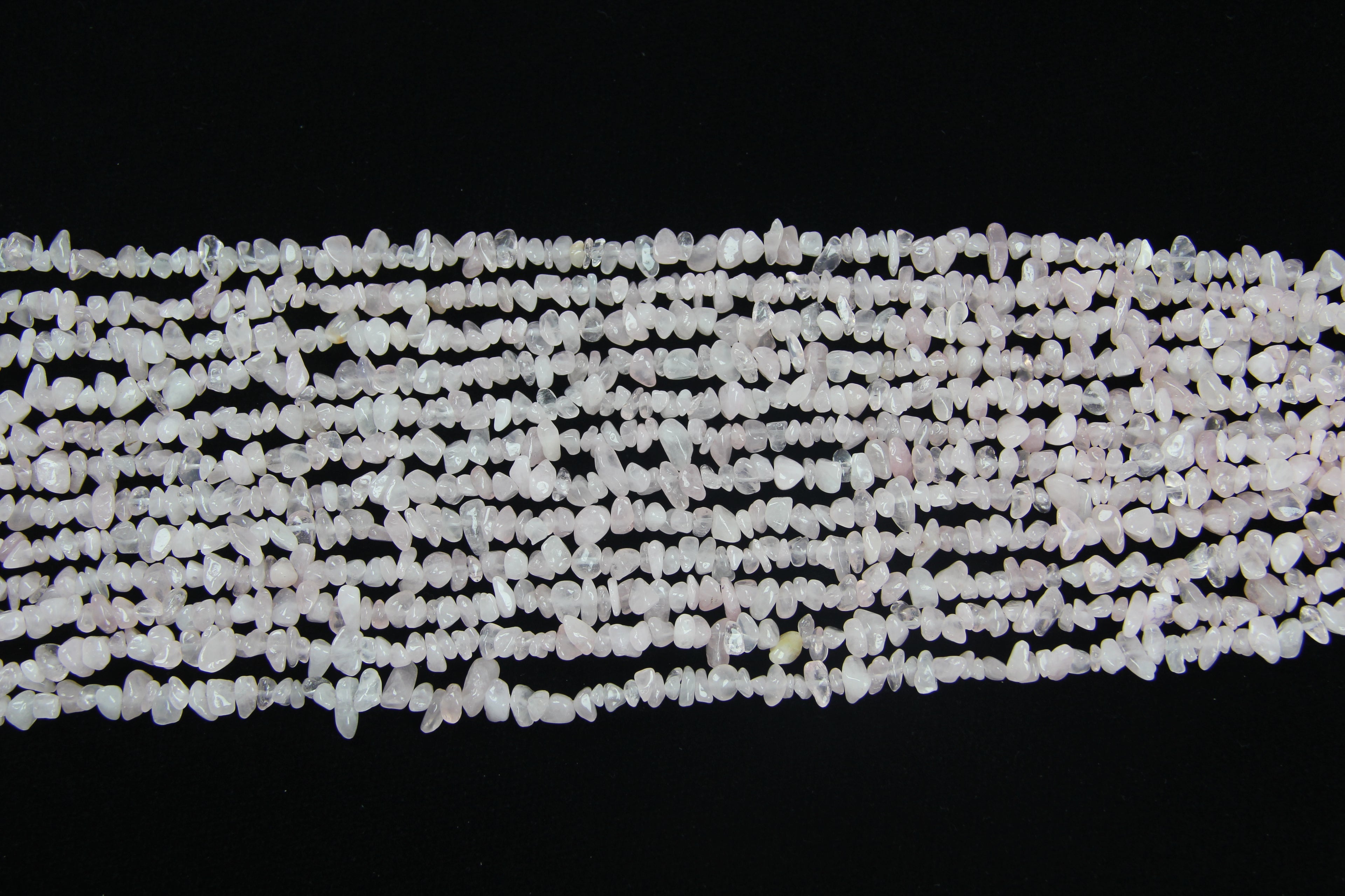 Irregular Starlight Moissan Pink Crystal Long Chain