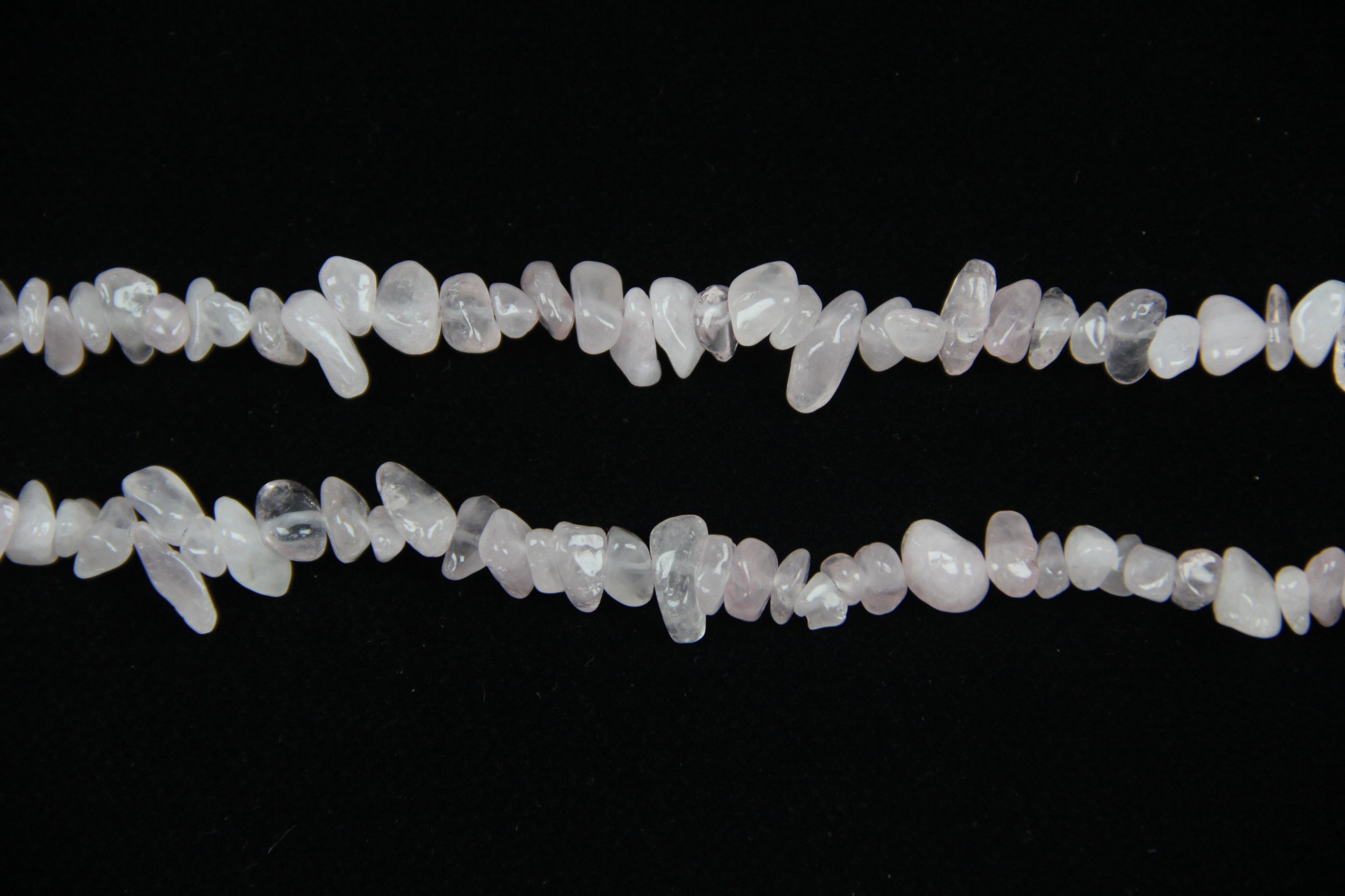 Irregular Starlight Moissan Pink Crystal Long Chain