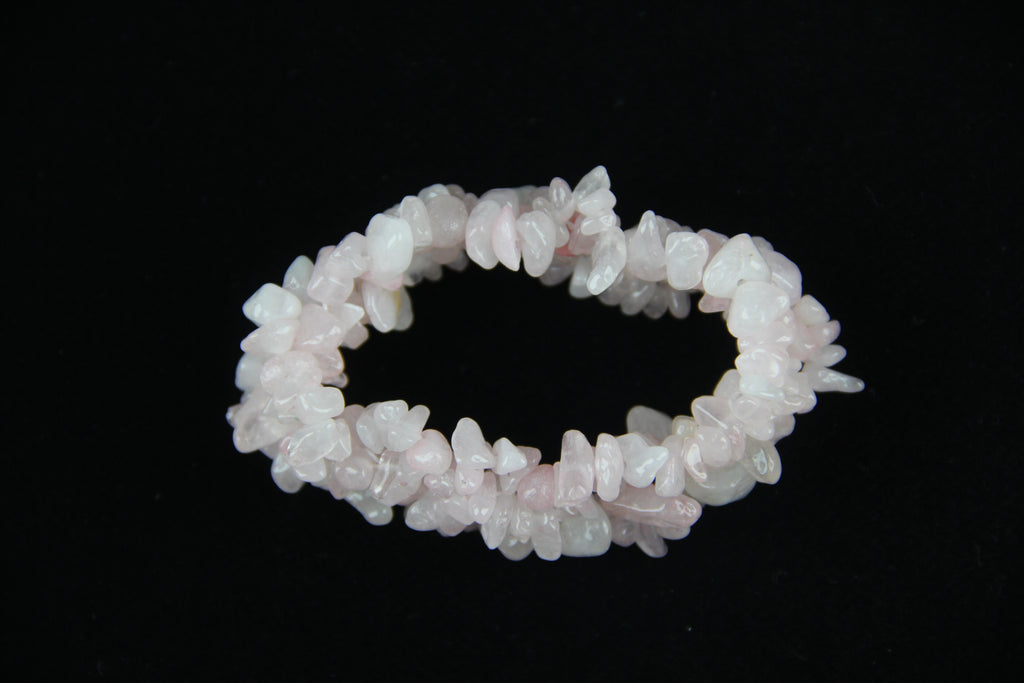 Light pink crystal bracelet